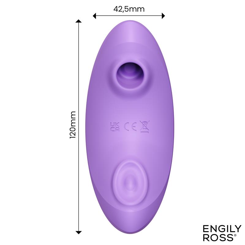 Estimulador de clitóris Luna Pulse™ da Paxione com sucção e pulsação, em design compacto e elegante.