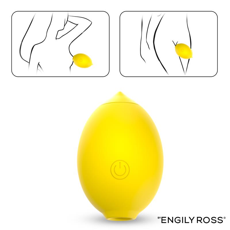 Estimulador de clitóris Lemon Rush™ da Paxione com design compacto e função de sucção para prazer intenso.