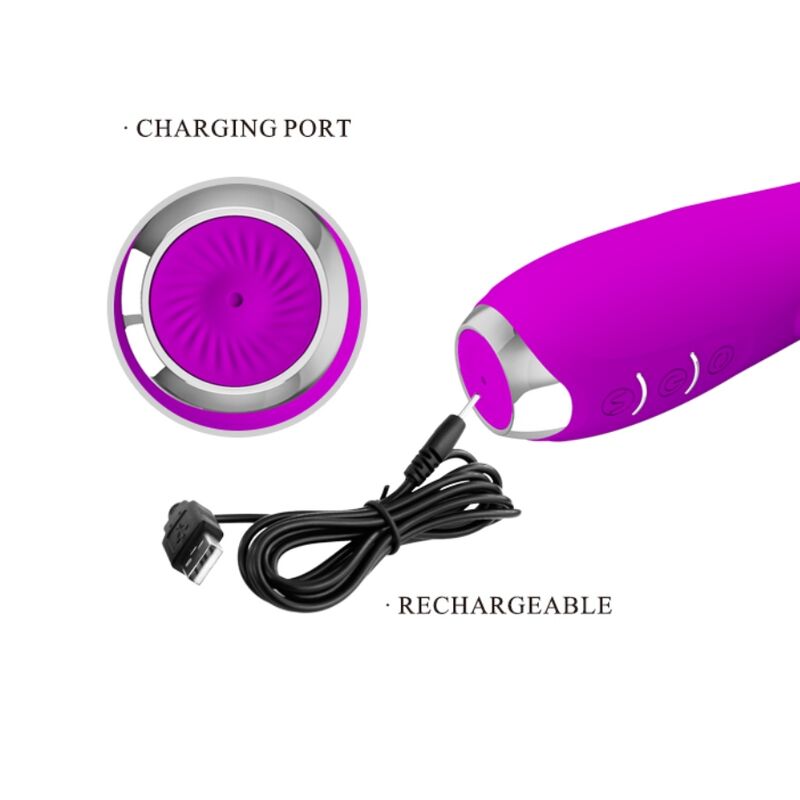 PRETTY LOVE - OVE MOLLY RECHARGEABLE ROTATION VIBRATOR