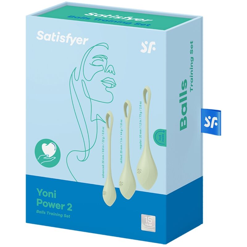 SATISFYER - YONI POWER 2 GREEN TRAINING SET