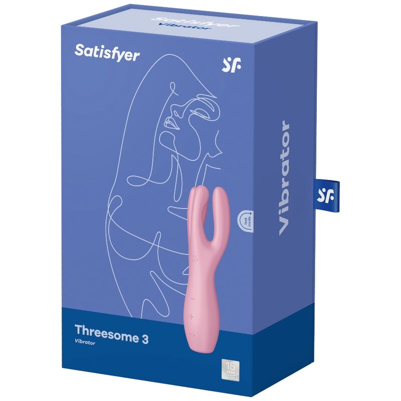 SATISFYER - VIBRATOR THREESOME 3 PINK