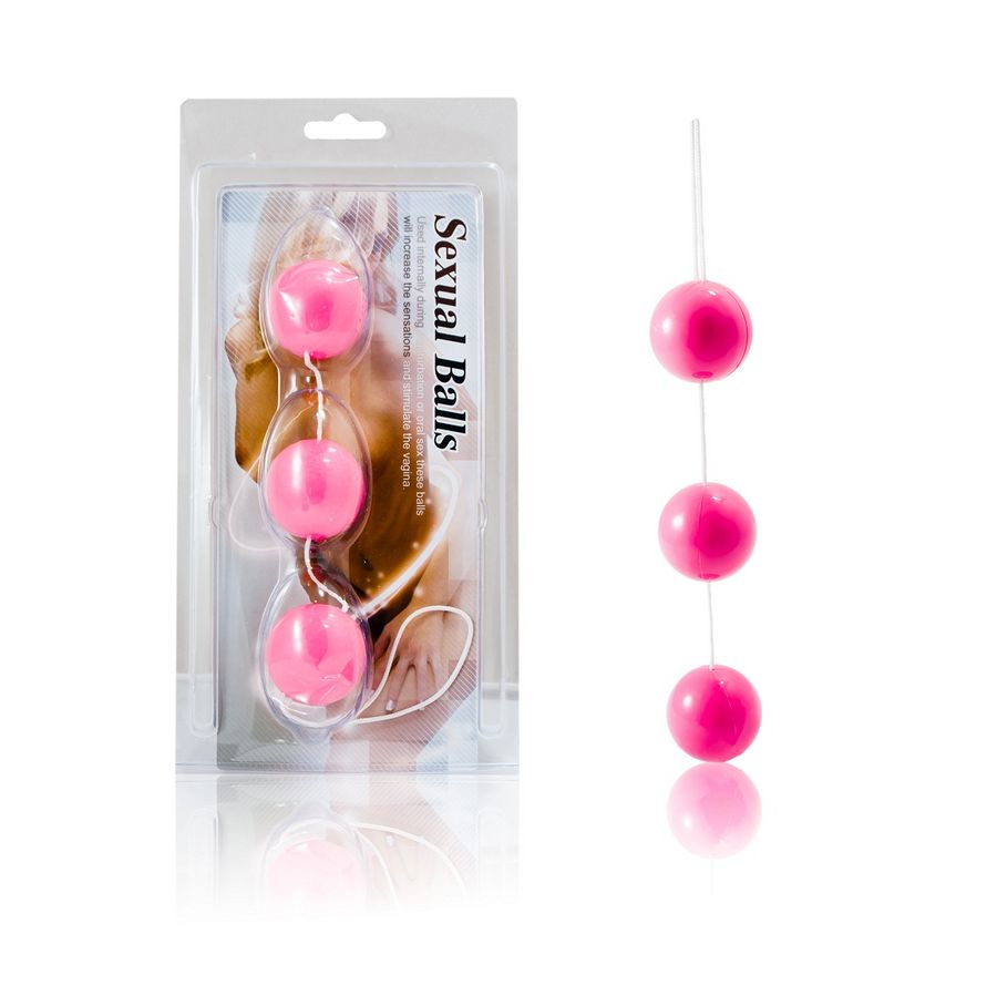 BALLS - PINK ANAL BALLS TIE