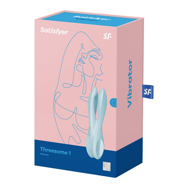 SATISFYER - THREESOME VIBRATOR 1 BLUE