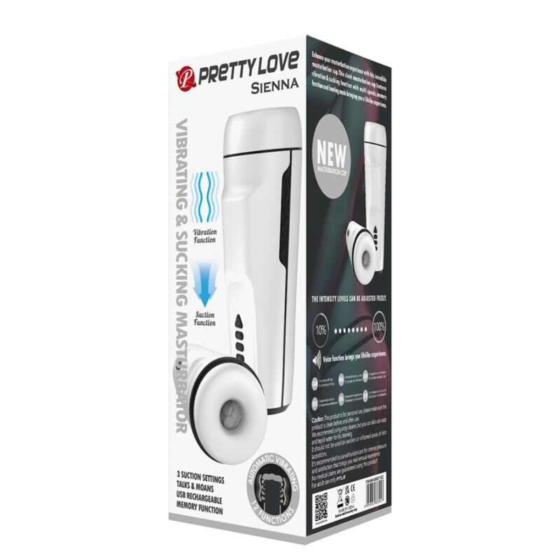 PRETTY LOVE - SIENNA VIBRANT MALE MASTURBATOR WITH VOICE AND SUCTION