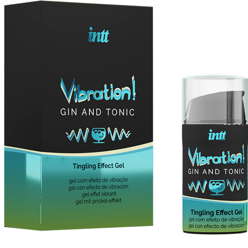 INTT - Powerful Intimate Stimulant Liquid Vibrator Gel Gin &amp; Tonic 15ml