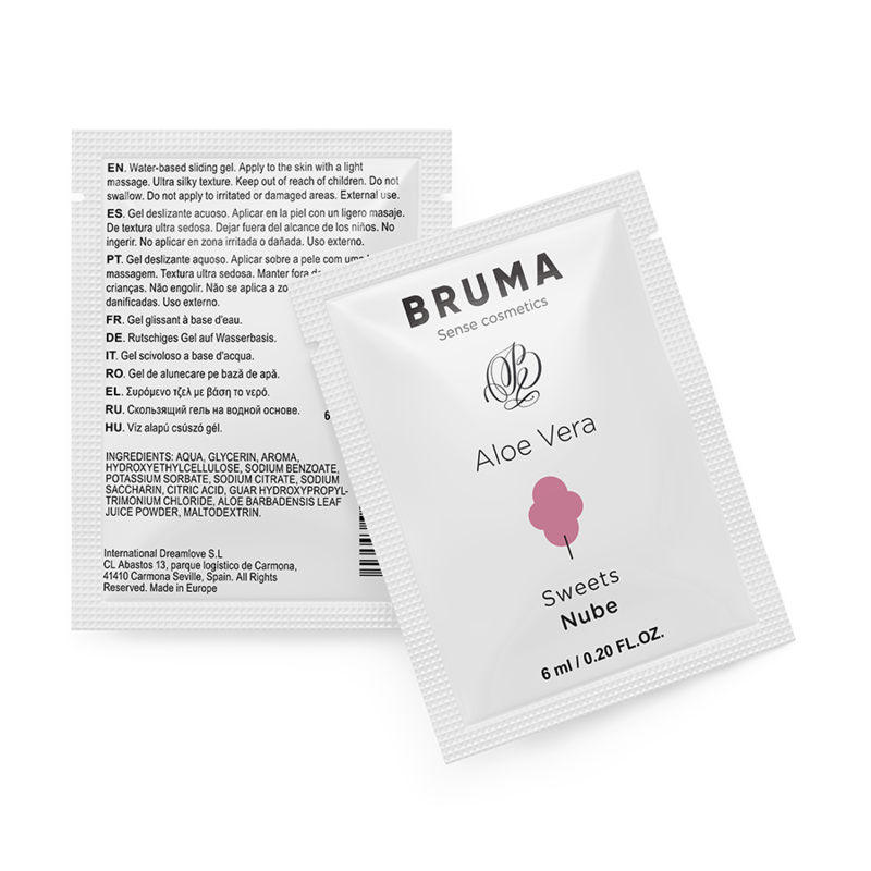 BRUMA - ALOE VERA SLIDING GEL WITH CANDY FLAVOR 6 ML