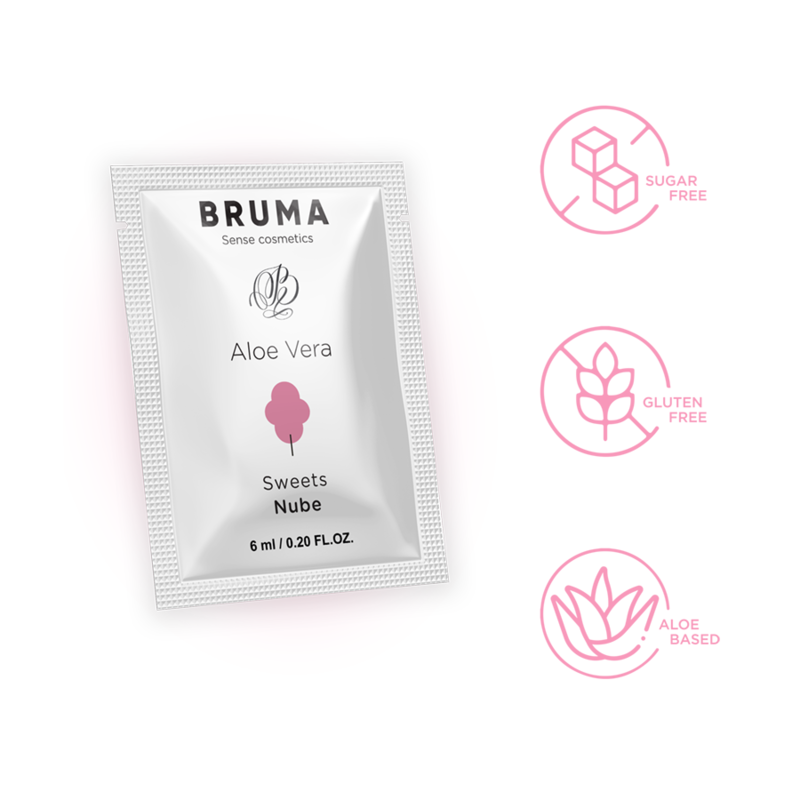 BRUMA - ALOE VERA SLIDING GEL WITH CANDY FLAVOR 6 ML