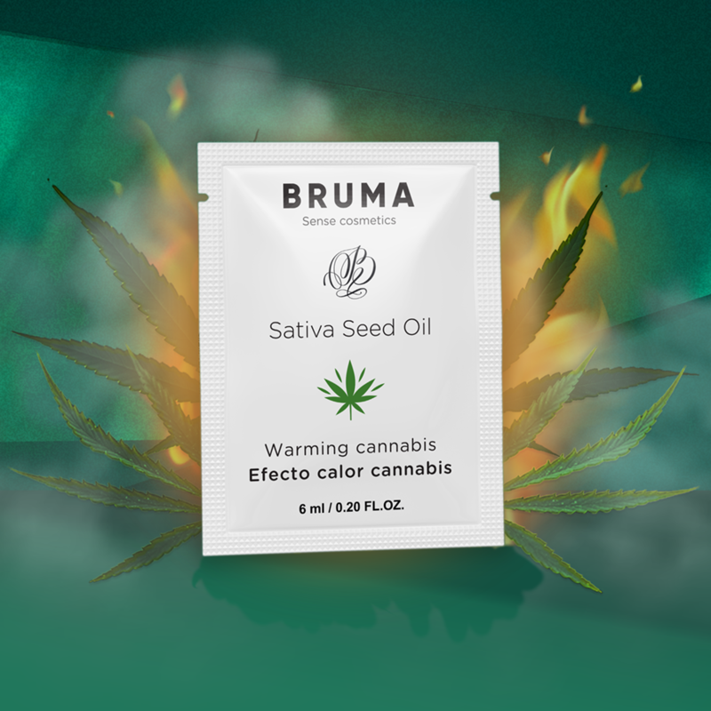 BRUMA - SATIVA SEED OIL SLIDING GEL HEATING MARIJUANA FLAVOR 6 ML