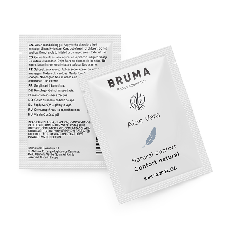 BRUMA - NATURAL ALOE VERA COMFORT SLIDING GEL 6 ML