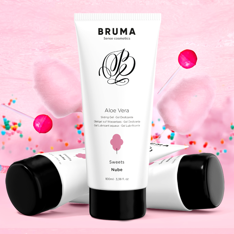 BRUMA - ALOE VERA SLIDING GEL WITH CANDY FLAVOR 100 ML