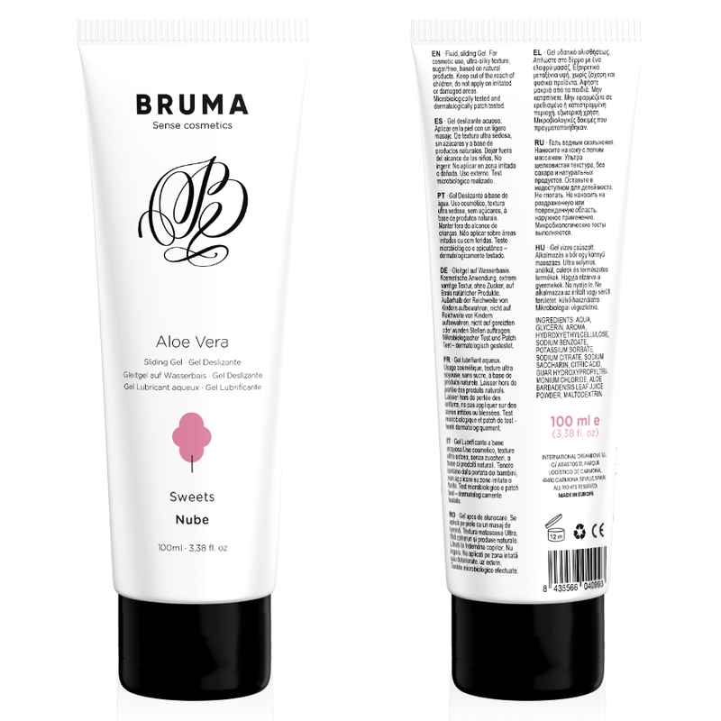 BRUMA - ALOE VERA SLIDING GEL WITH CANDY FLAVOR 100 ML