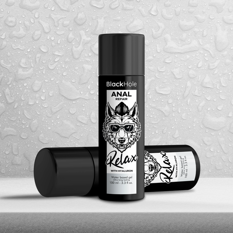BLACK HOLE - REPARO ANAL RELAXANTE À BASE DE ÁGUA COM HIALURON 100 ML