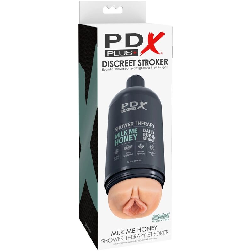 PDX PLUS - STROKER MASTURBATOR DISCREET DESIGN SHAMPOO BOTTLE MILK ME HONEY