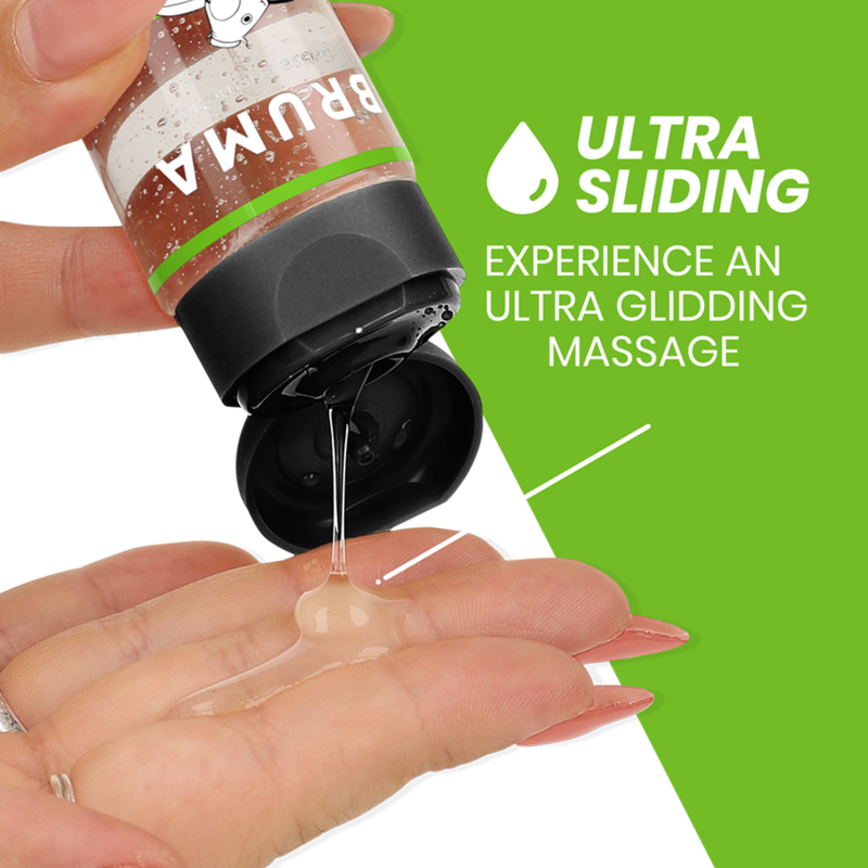 BRUMA - PREMIUM MASSAGE OIL WITH WATERMELON FLAVOR AND HEAT EFFECT, 3 IN 1 - 100 ML