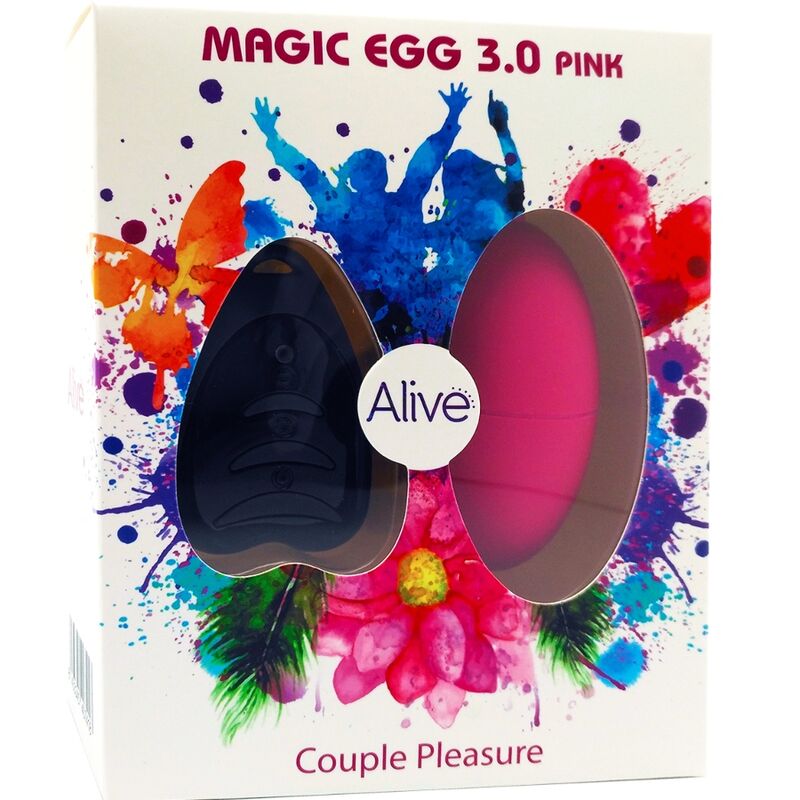 ALIVE - MAGIC EGG 3.0 VIBRATING EGG WITH REMOTE CONTROL - PINK