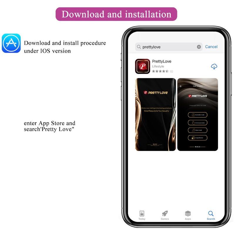 PRETTY LOVE - VIBRANT NYMPH EGG APP CONTROLLED PURPLE