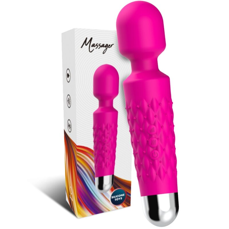 ARMONY - MASSAGER POSTMAN AND VIBRATOR WITH SUPER FLEXIBLE FUCHSIA HEAD