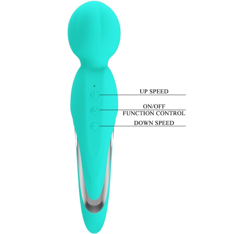 PRETTY LOVE - WALTER AQUA GREEN VIBRATING WAND