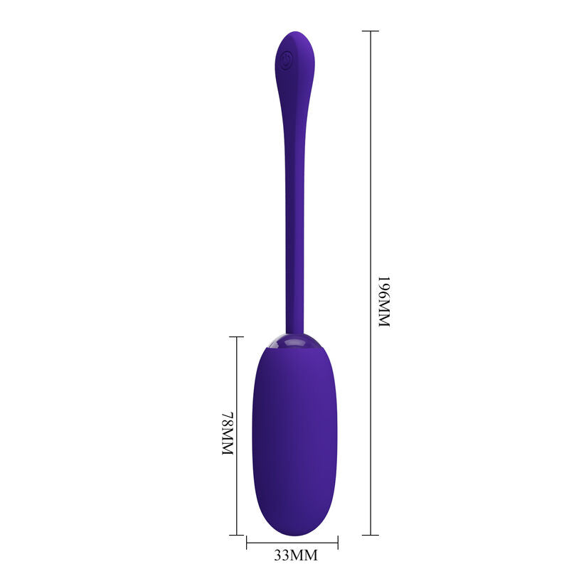 PRETTY LOVE - RECHARGEABLE WATERPROOF VIBRANT EGG JULIUS ROXO