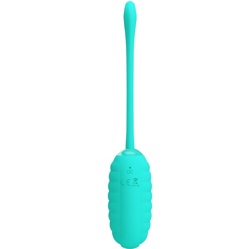 PRETTY LOVE - KIRK AQUA GREEN RECHARGEABLE VIBRATING EGG