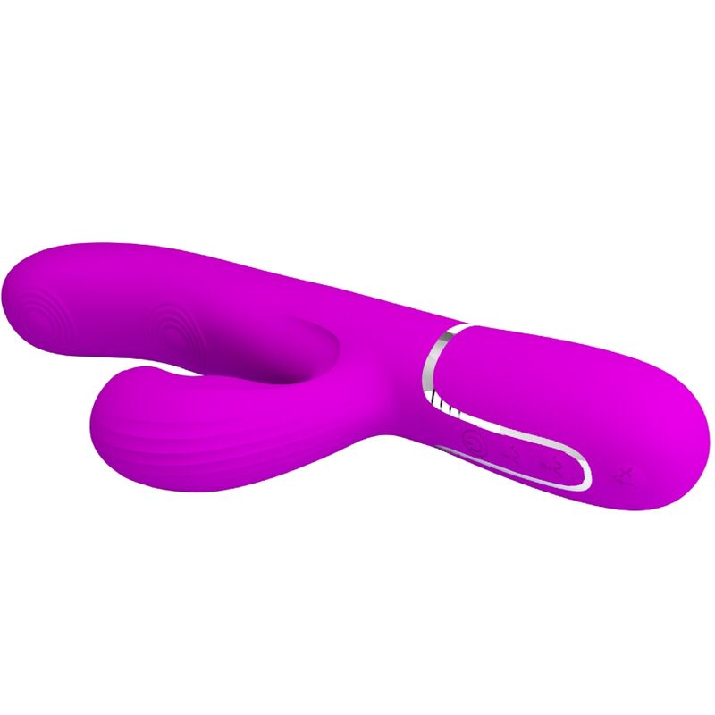 PRETTY LOVE - PERLITA MULTIFUNCTIONAL 3 IN 1 VIOLET G-SPOT VIBRATOR
