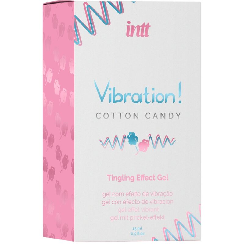 INTT - POWERFUL INTIMATE STIMULANT COTTON CANDY VIBRATING GEL LIQUID 15 ML