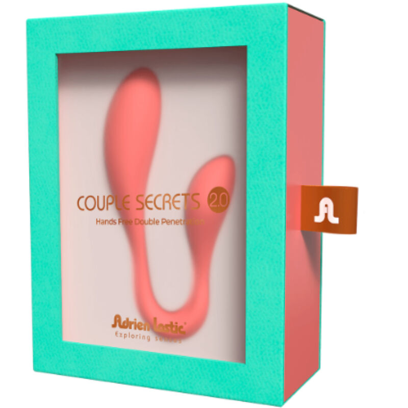 ADRIEN LASTIC - COUPLE SECRETS II DOUBLE PINK STIMULATION + FREE APP