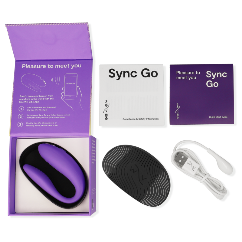 WE-VIBE - SYNC GO DOUBLE VIOLET STIMULATOR