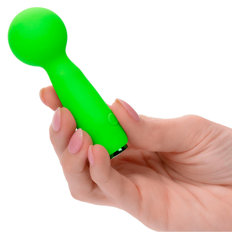 CALEXOTICS - NEON VIBES BUBBLY VIBE MINI MASSAGER 10 VIBRATIONS GREEN