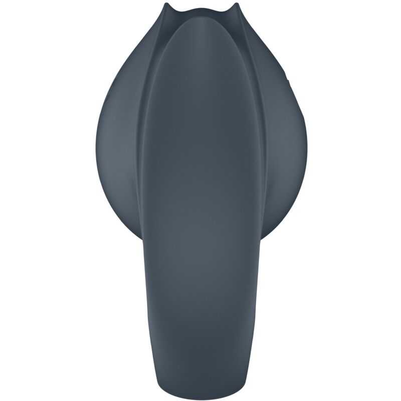 SATISFYER - PERFECT PAIR 2 MULTIVIBRANTES 2 EM 1 ANEL PARA PÊNIS E ESTIMULADOR DE DEDO CINZA