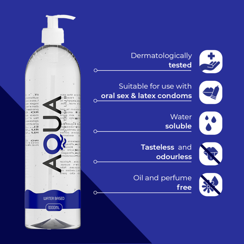 AQUA QUALITY - WATER-BASED LUBRICANT 1000 ML