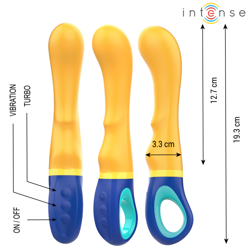 Intense Vibrator - Shaggy Yellow G-Spot