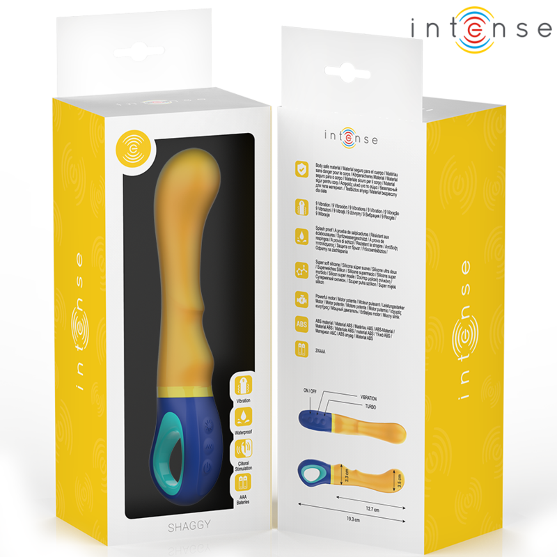Intense Vibrator - Shaggy Yellow G-Spot