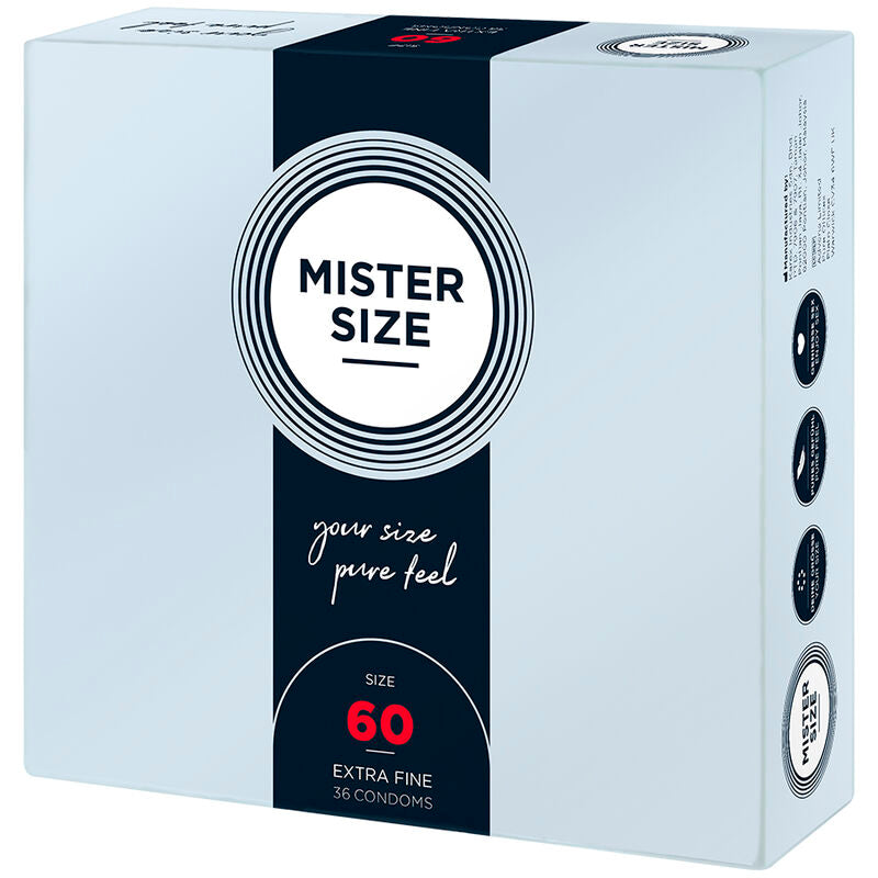 MISTER SIZE - EXTRA LARGE CONDOMS 60 MM (36 UNITS)