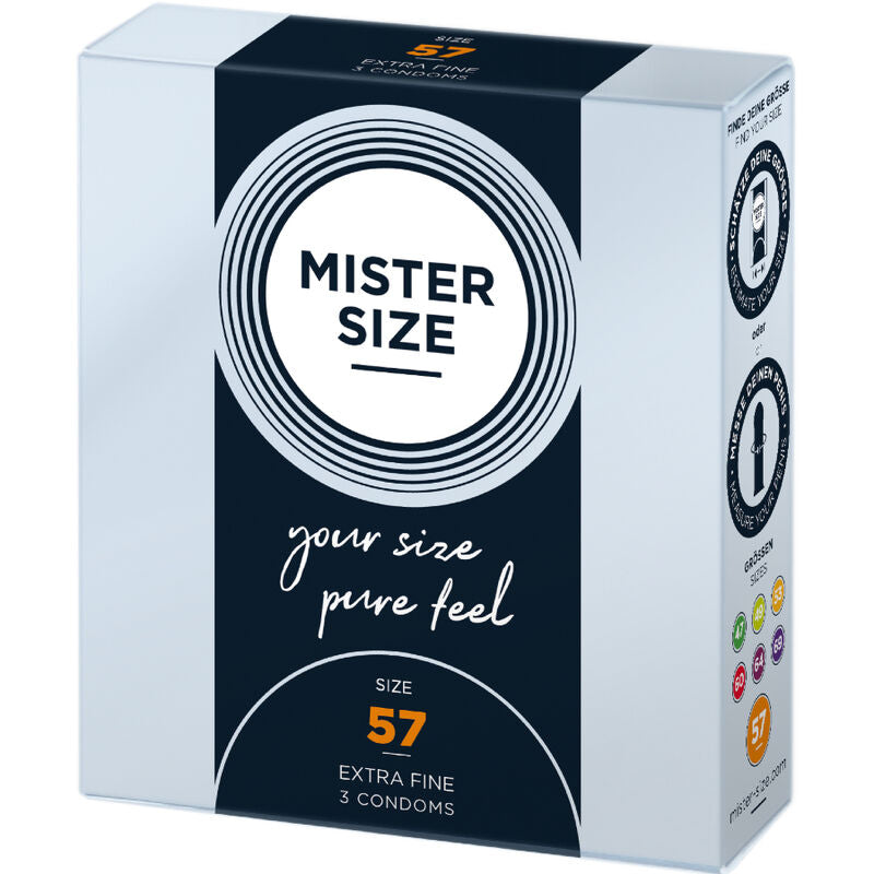 MISTER SIZE - CONDOM SIZE G 57 MM (3 UNITS)