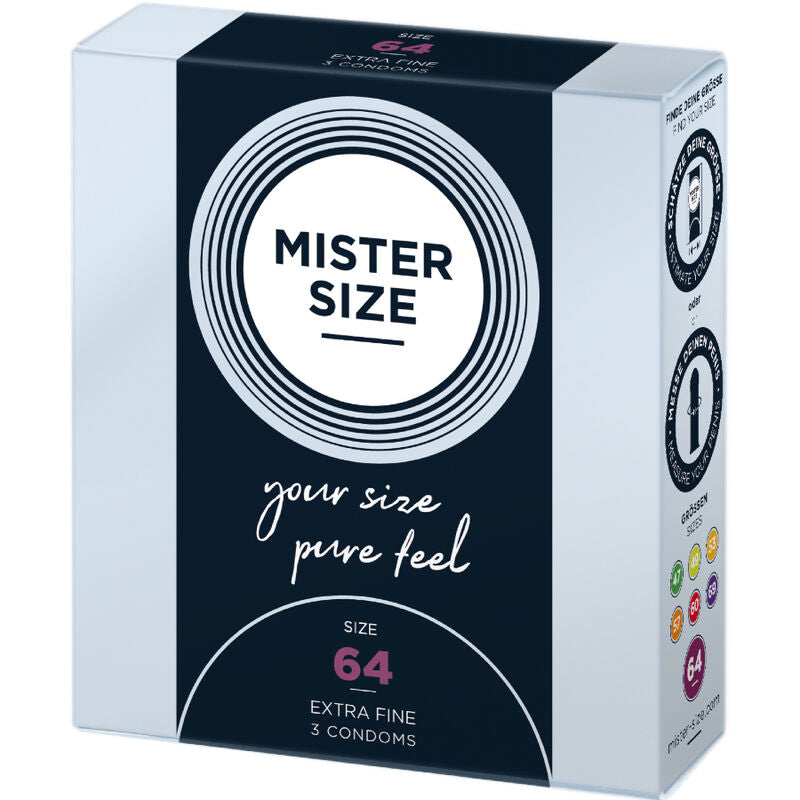 MISTER SIZE - XXL CONDOMS 64 MM (3 UNITS)