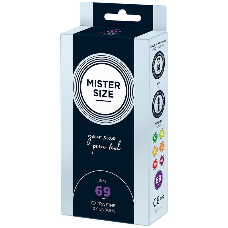 MISTER SIZE - XXXL SIZE CONDOMS 69 MM (10 UNITS)