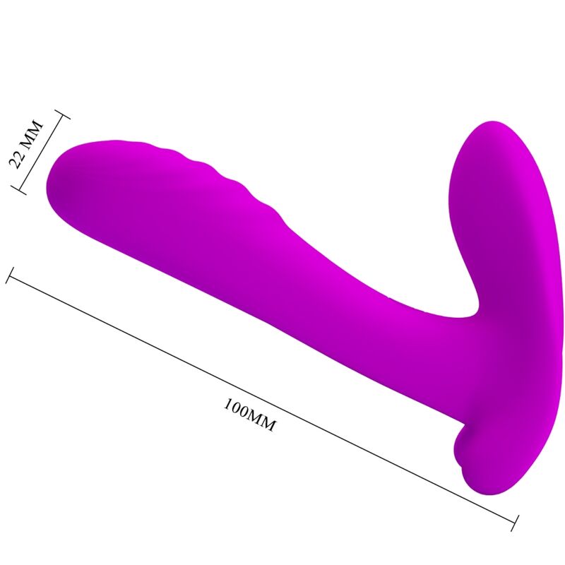 PRETTY LOVE - MASSAGER AND VIBRATOR 12 VIBRATIONS REMOTE CONTROL PURPLE