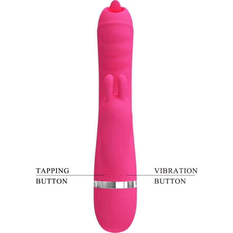 PRETTY LOVE - MULTIFUNCTIONAL RABBIT VIBRATOR PHOENIX PINK