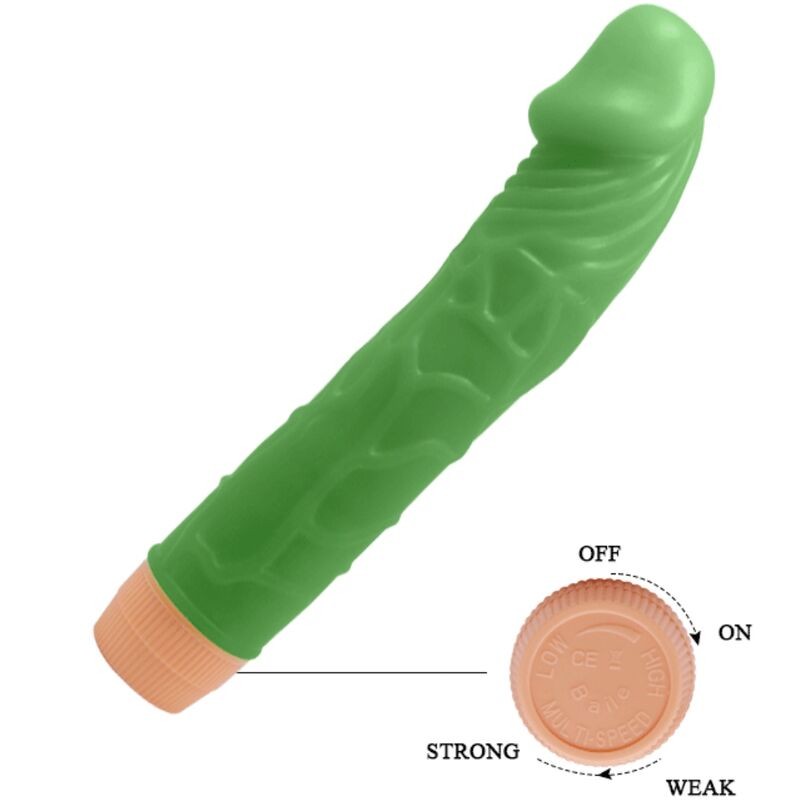 PROM - BILL REALISTIC VIBRATOR 22.5 CM GREEN