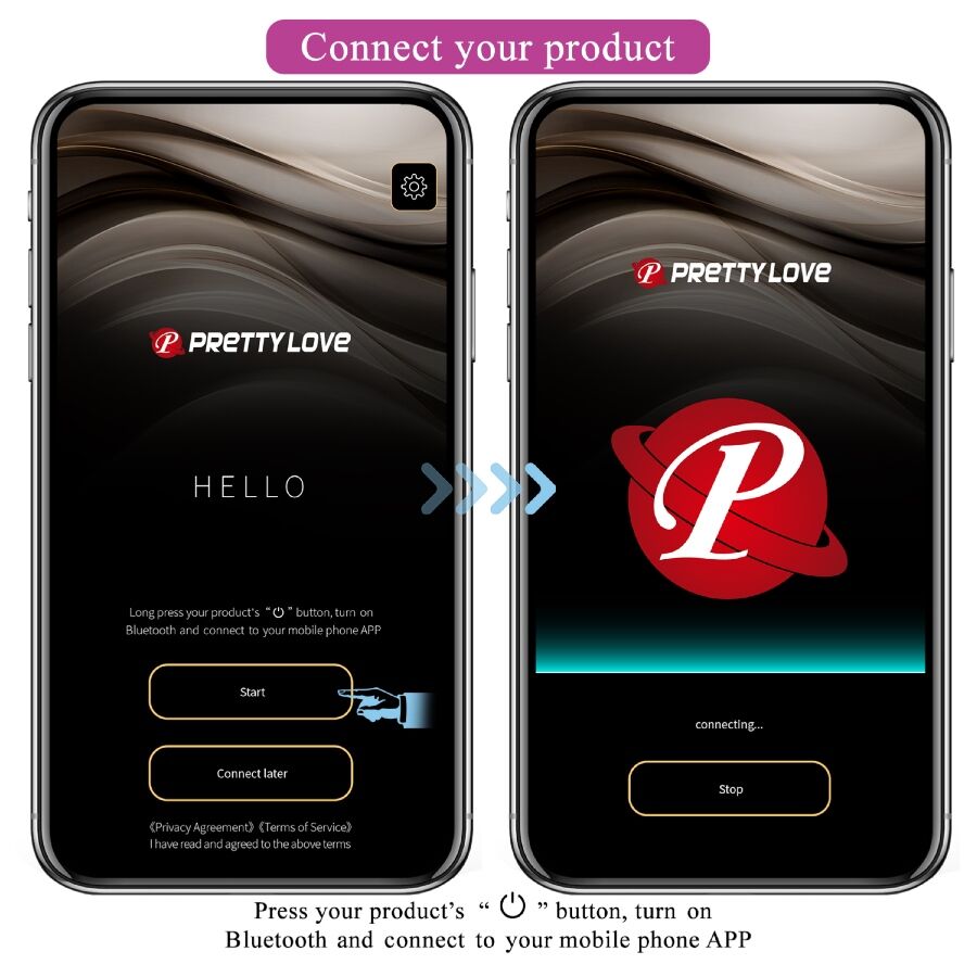 PRETTY LOVE - APP-CONTROLLED VIBRATOR LEVIATHAN PURPLE
