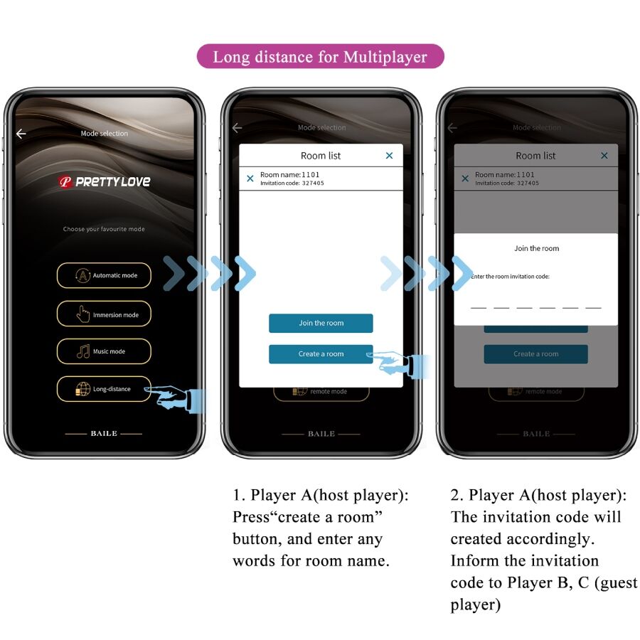 PRETTY LOVE - APP-CONTROLLED VIBRATOR LEVIATHAN PURPLE
