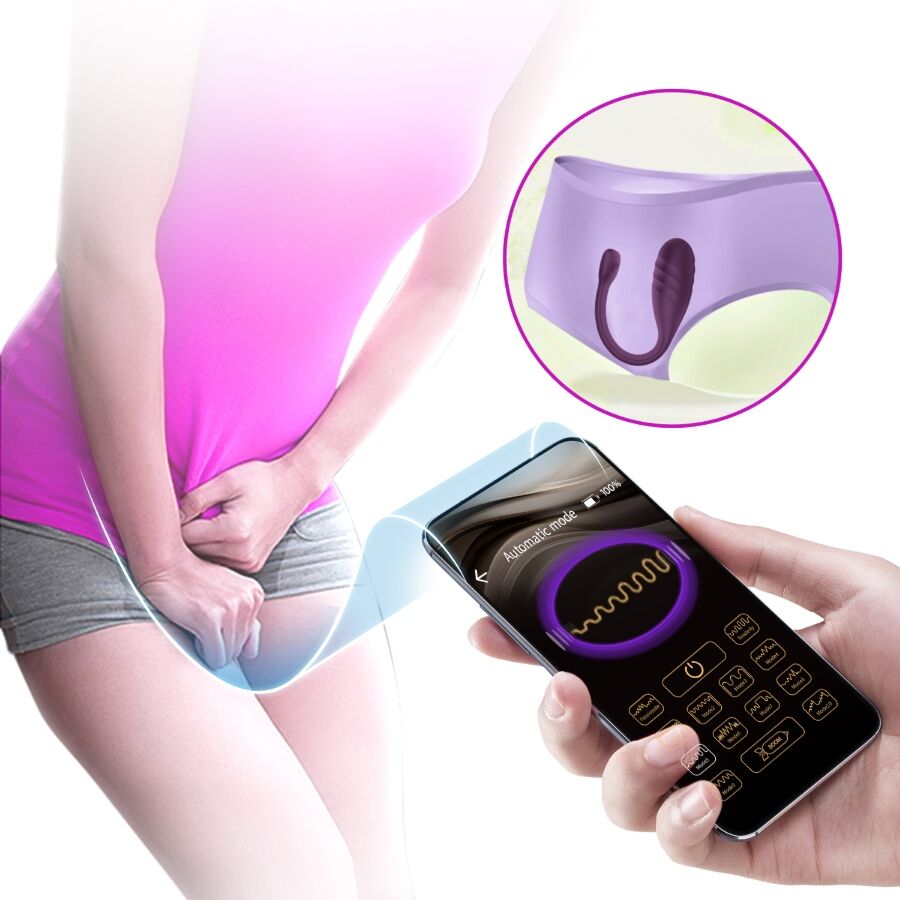 PRETTY LOVE - APP-CONTROLLED VIBRATOR LEVIATHAN PURPLE