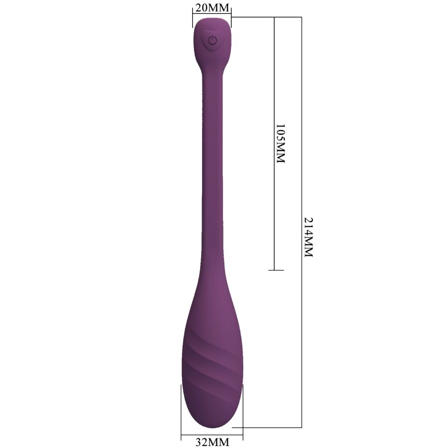 PRETTY LOVE - APP-CONTROLLED VIBRATOR LEVIATHAN PURPLE