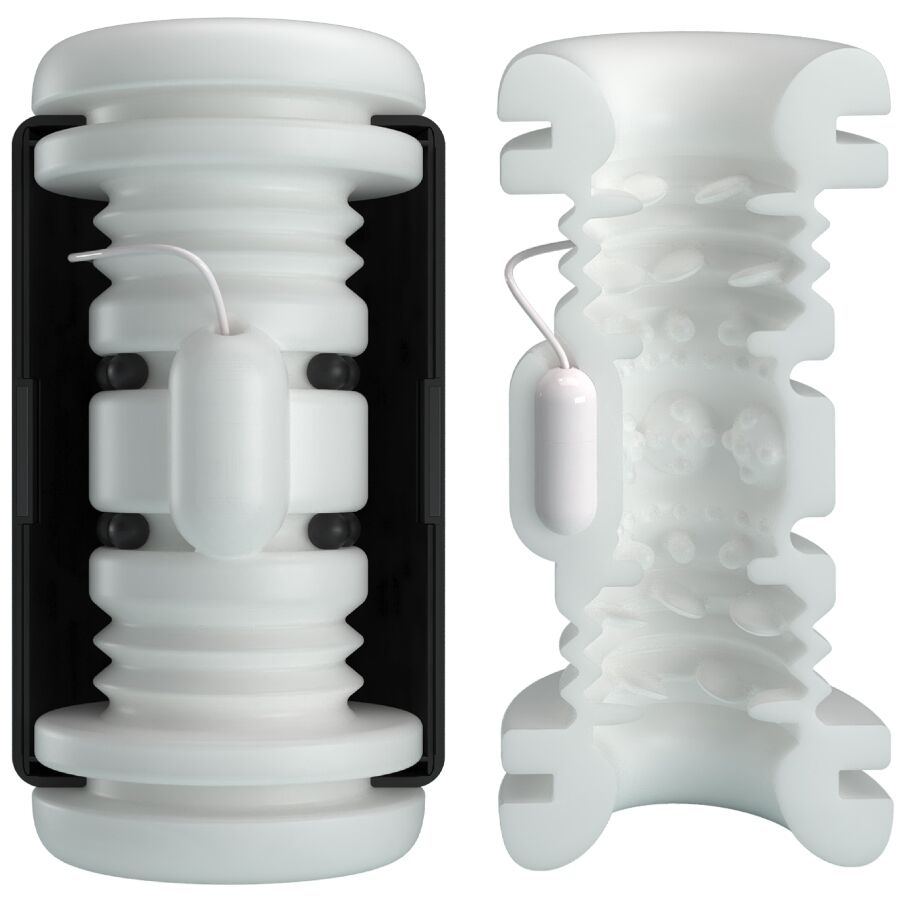 PRETTY LOVE - DJ GIRL MALE MASTURBATOR WITH VIBRATION, 5 SETTINGS, BLACK