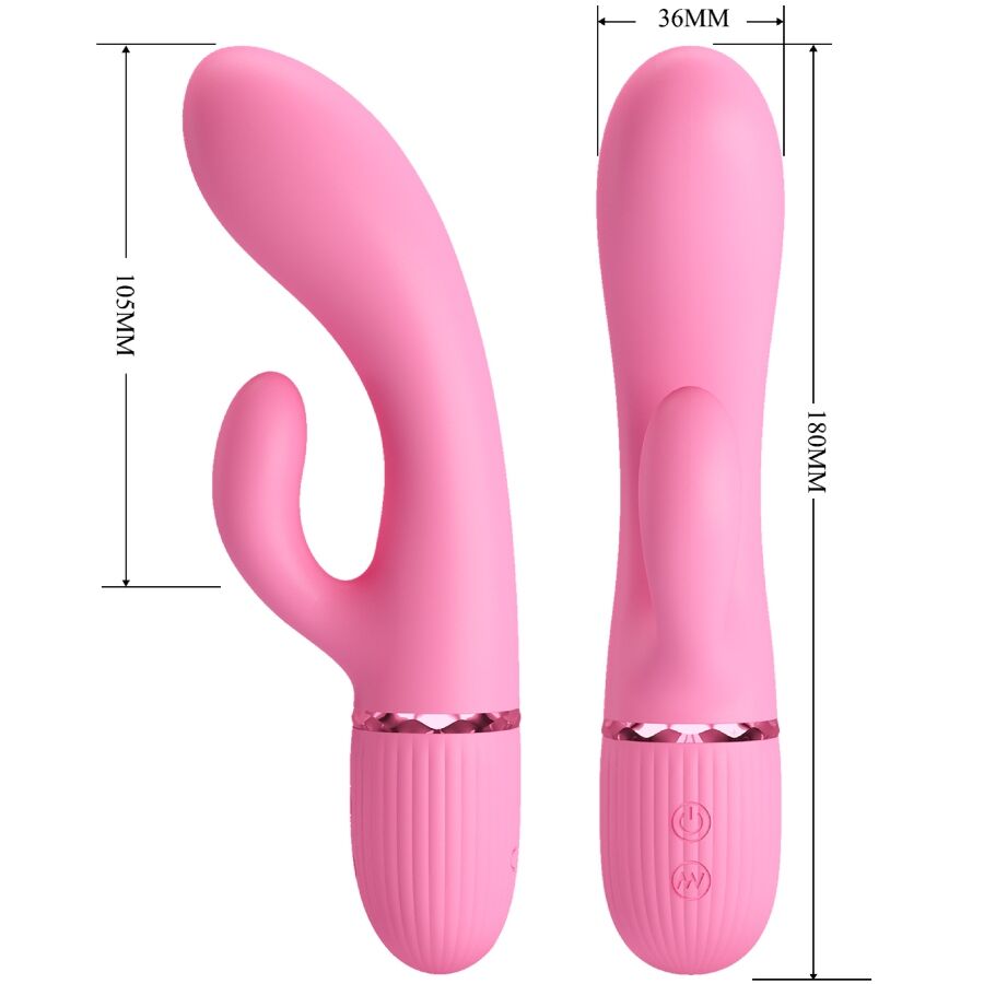 PRETTY LOVE - MARSKI RABBIT PINK G-SPOT VIBRATOR