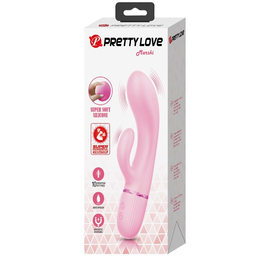 PRETTY LOVE - MARSKI RABBIT PINK G-SPOT VIBRATOR