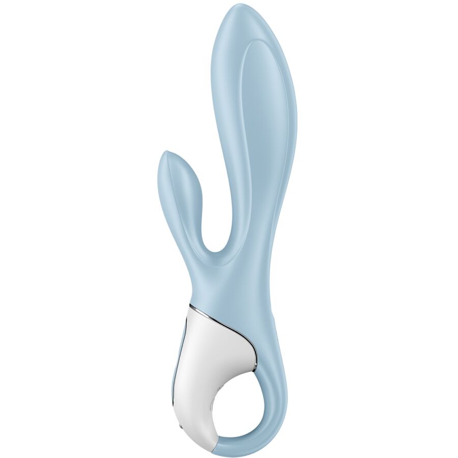 SATISFYER - BOMBA DE AR BUNNY 1 COELHO INFLÁVEL VIBRADOR AZUL