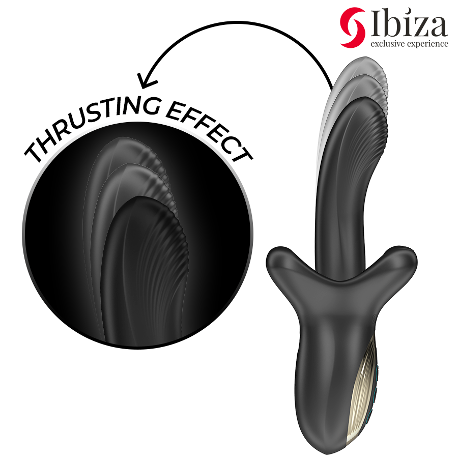 IBIZA - POWERFUL VIBRATOR WITH THRUSTING AND BITING EFFECTS