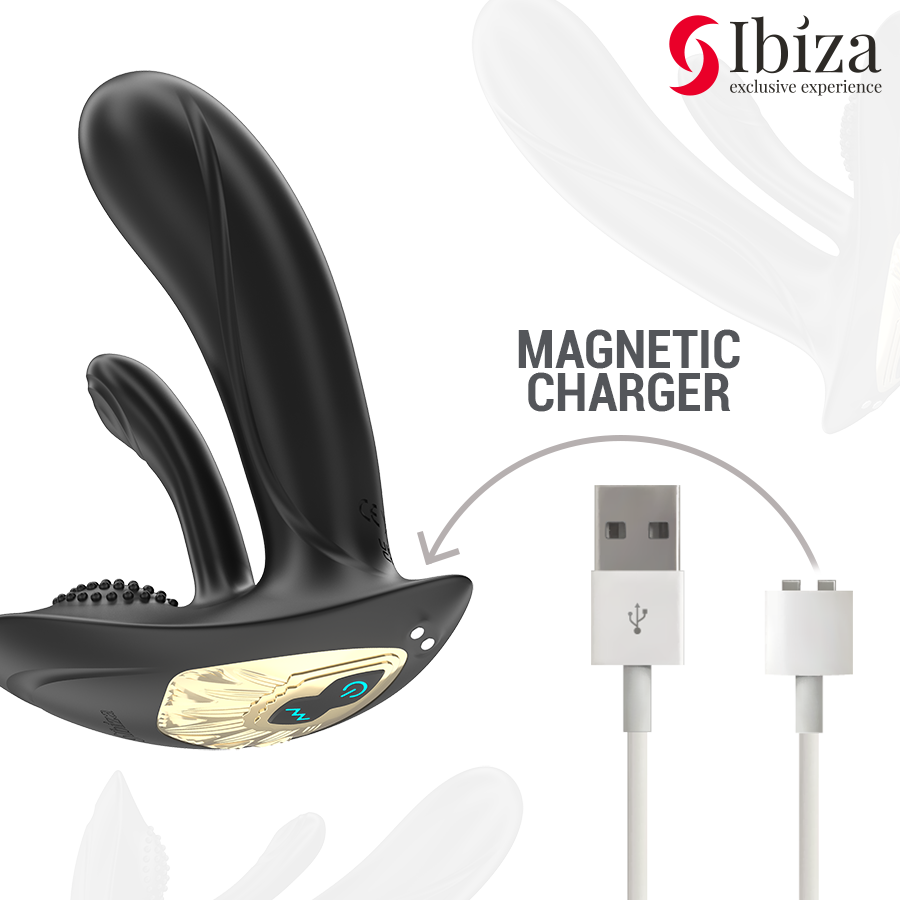 IBIZA - WEARABLE VIBRATOR WITH CLITORAL SPOT STIMULATION AND REMOTE CONTROL